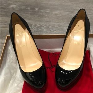 Christian Louboutin Black patent heels